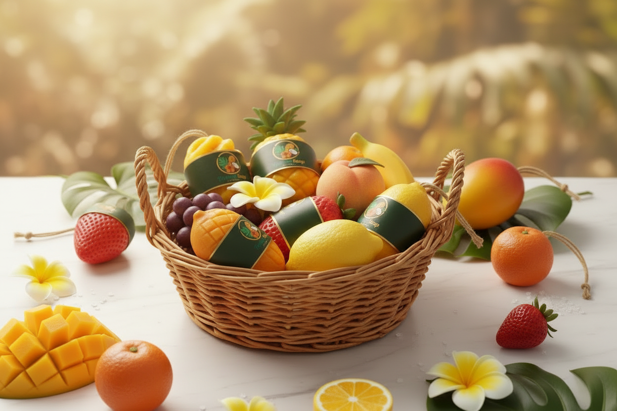 Panier savons – vue 45°