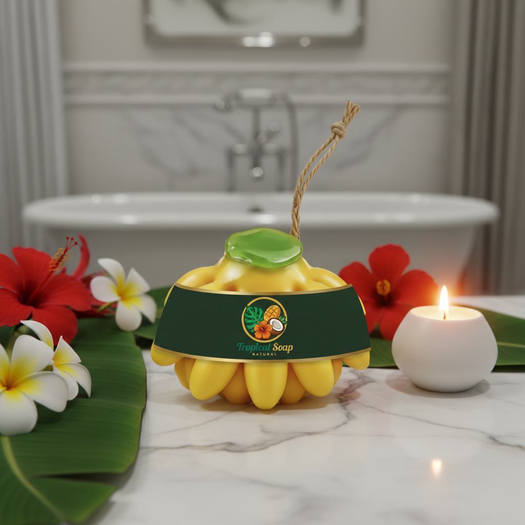 Savon banane - marbre luxe