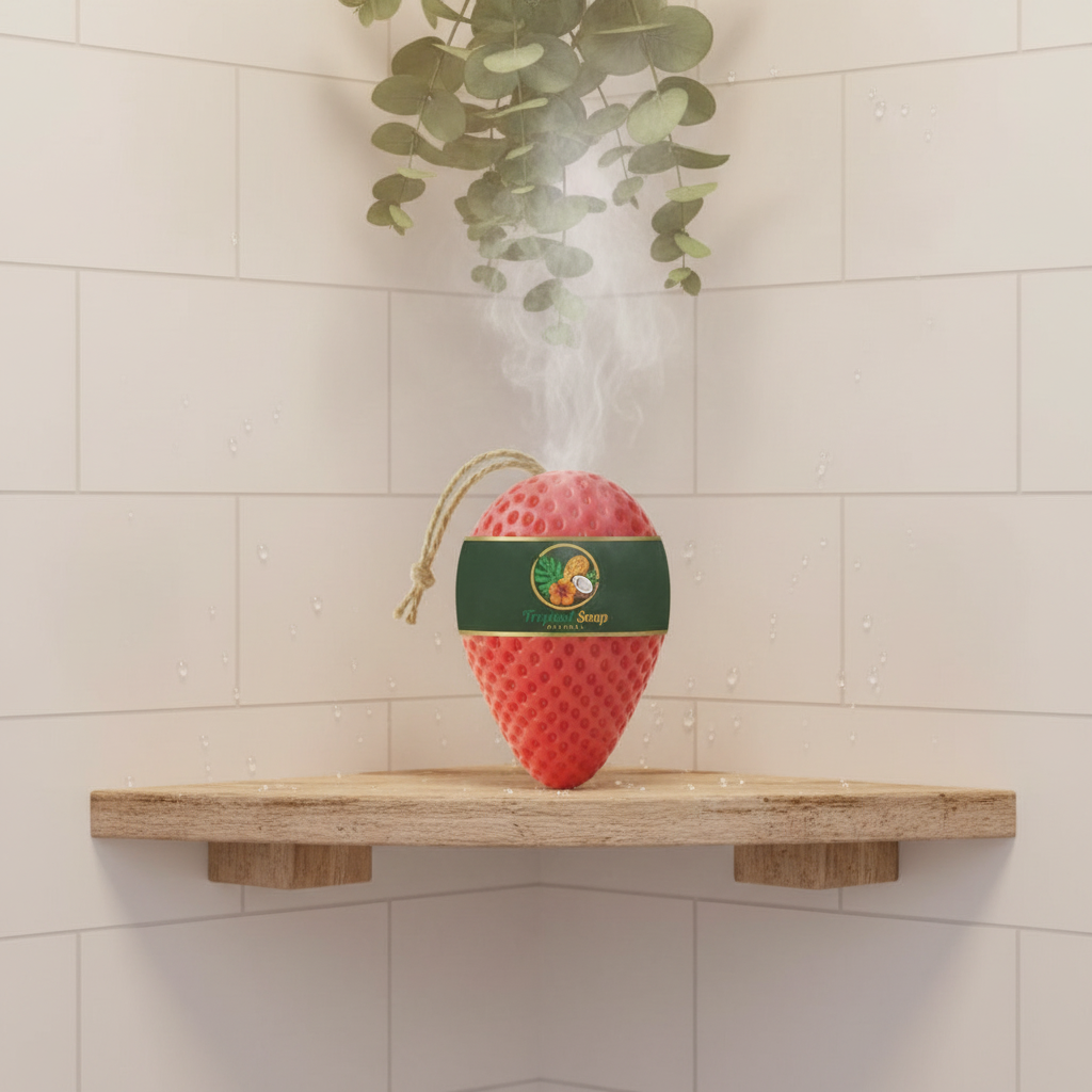 Savon fraise - douche