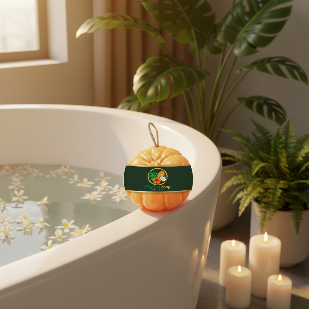 Savon mandarine - baignoire