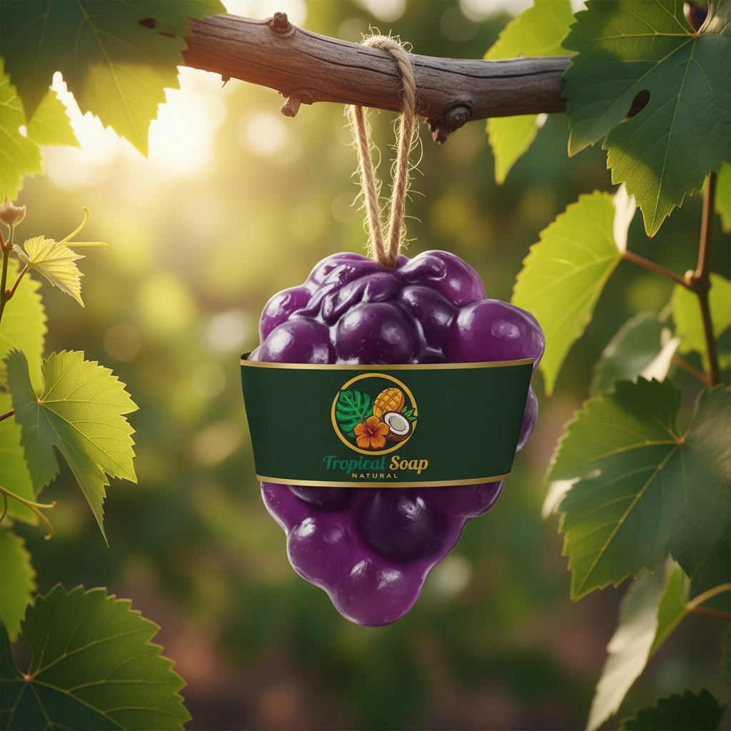 Savon raisin - vigne golden hour
